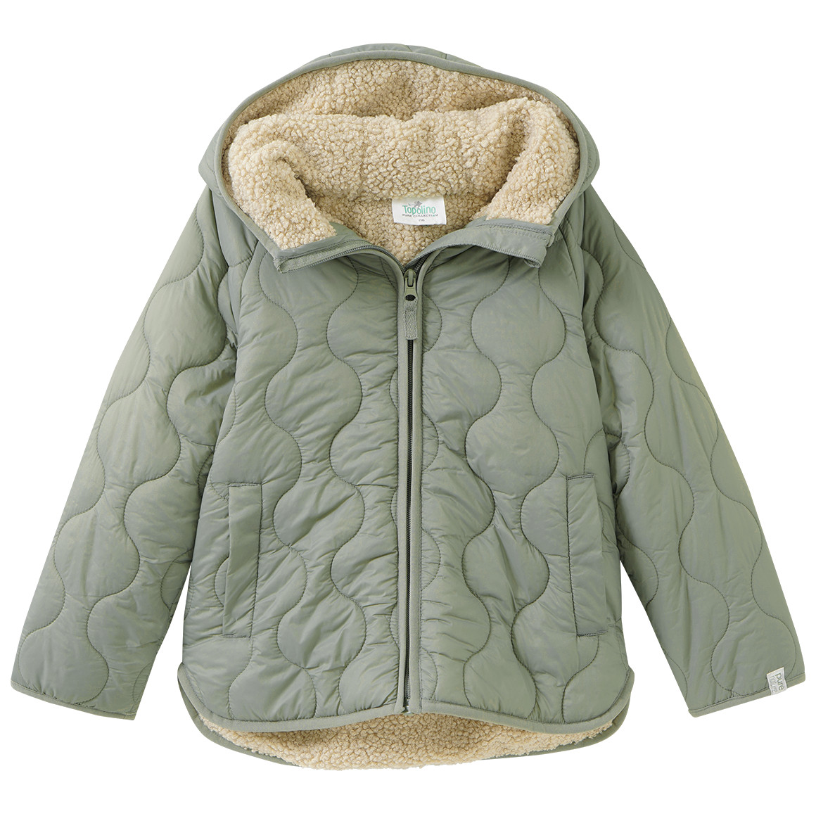 Kinder Steppjacke mit Teddyfutter Kinder Steppjacke mit Teddyfutter von Topolino