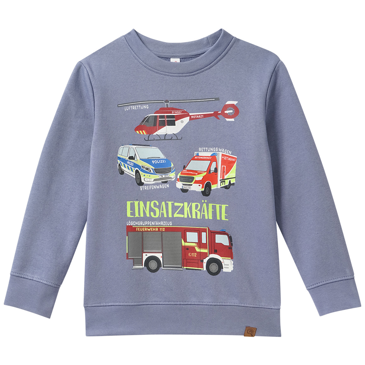 Kinder Sweatshirt mit Einsatzkräfte-Print von Topolino
