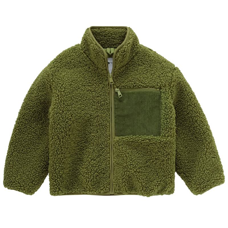 Kinder Teddyjacke mit Cord-Tasche von Topolino