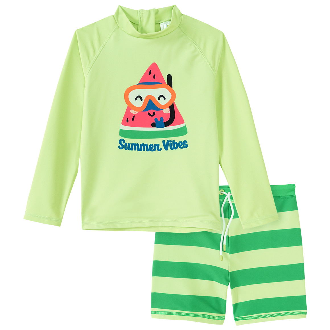 Kinder UV-Badeshirt und Shorts UPF40 von Topolino