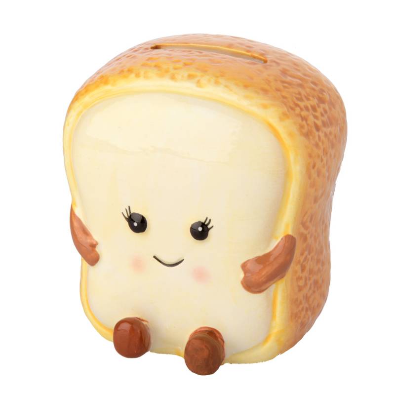 Kleine Spardose im Toast-Design von Topolino