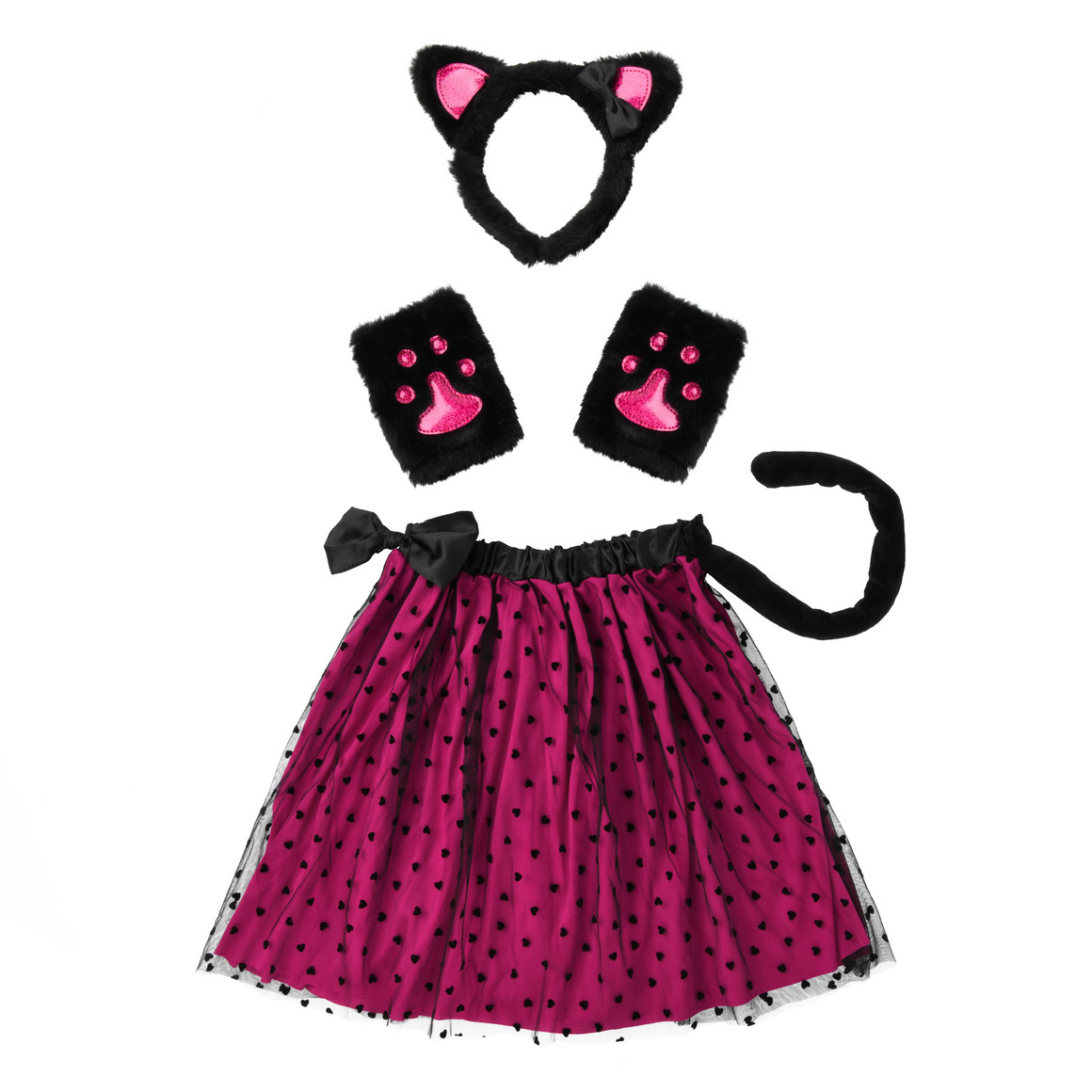 Kostüm-Set Katze 3-teilig von Topolino