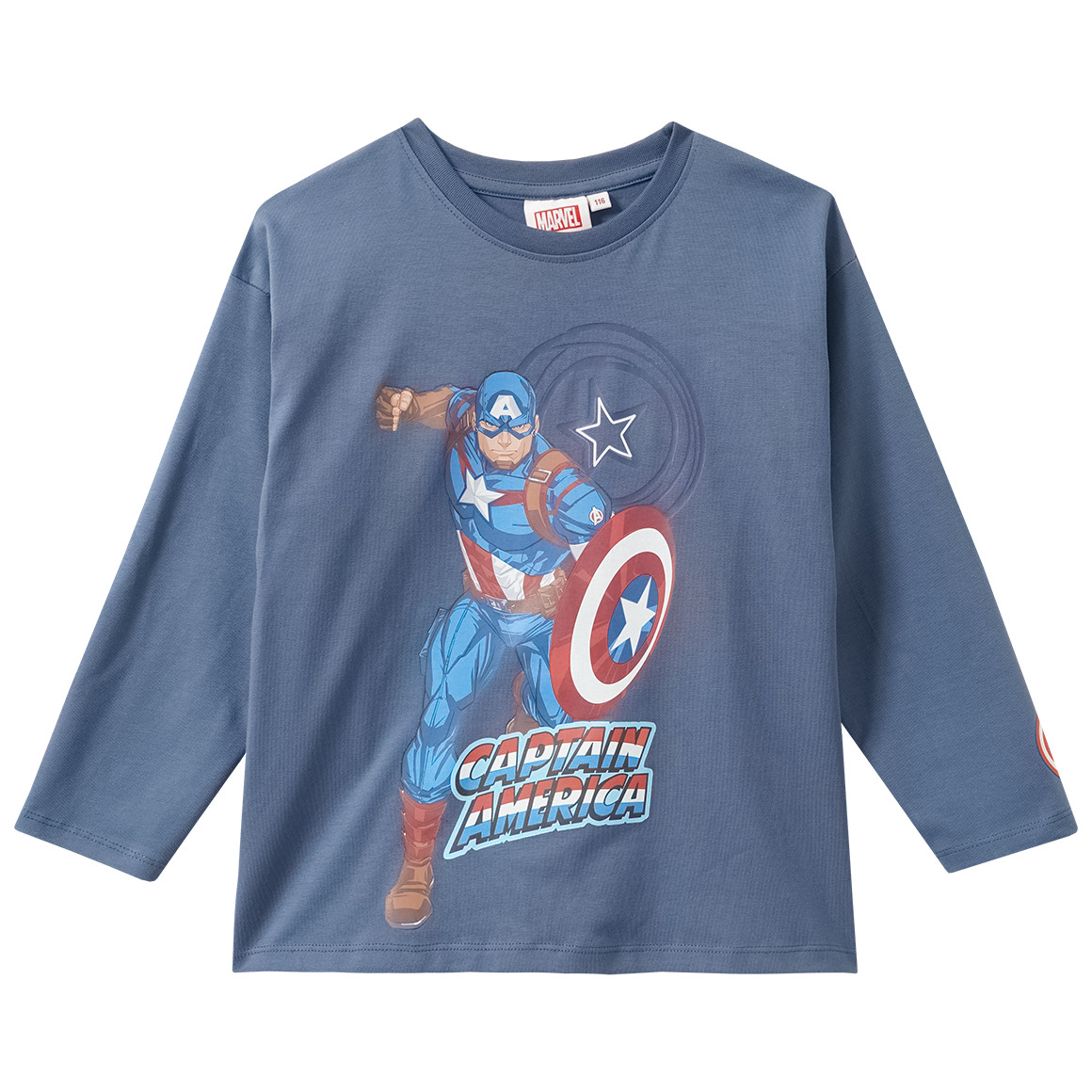 MARVEL Langarmshirt mit Captain America Print MARVEL Langarmshirt mit Captain America Print von Topolino