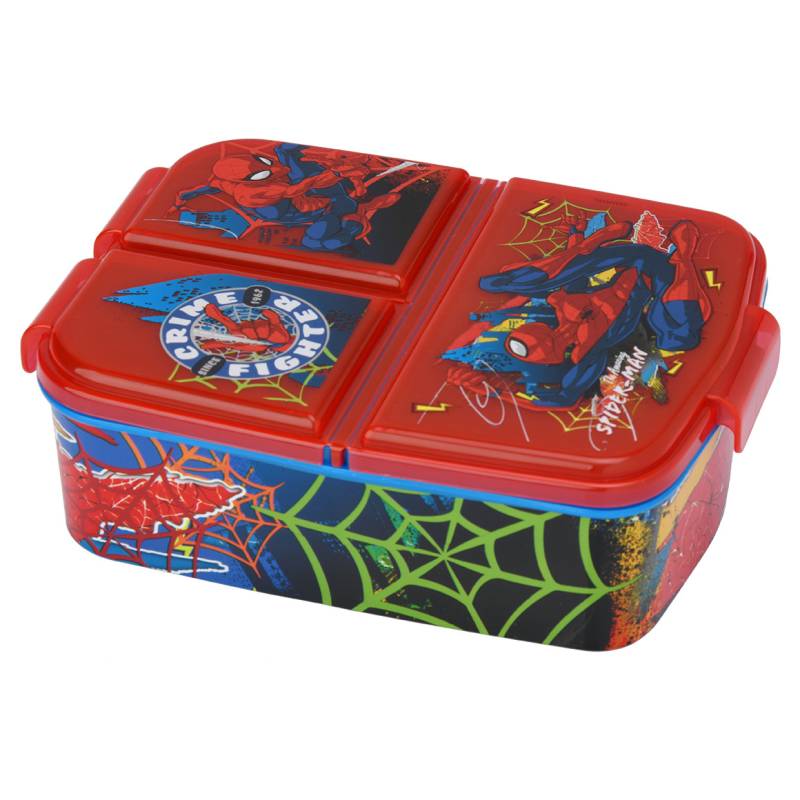 MARVEL Spiderman Brotdose mit 3 Fächern MARVEL Spiderman Brotdose mit 3 Fächern von Topolino