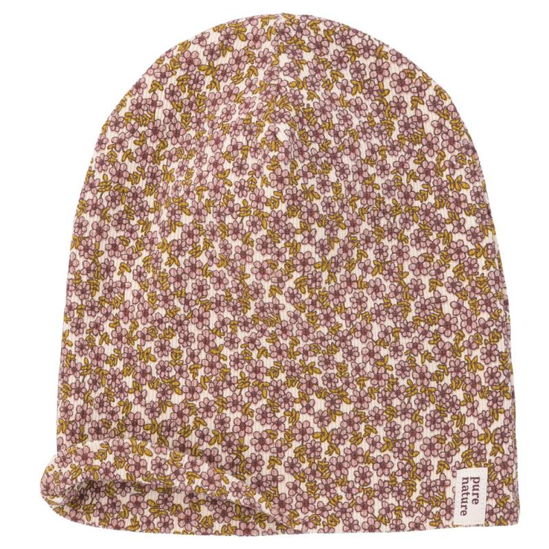 Mädchen Beanie mit Blümchen-Muster von Topolino