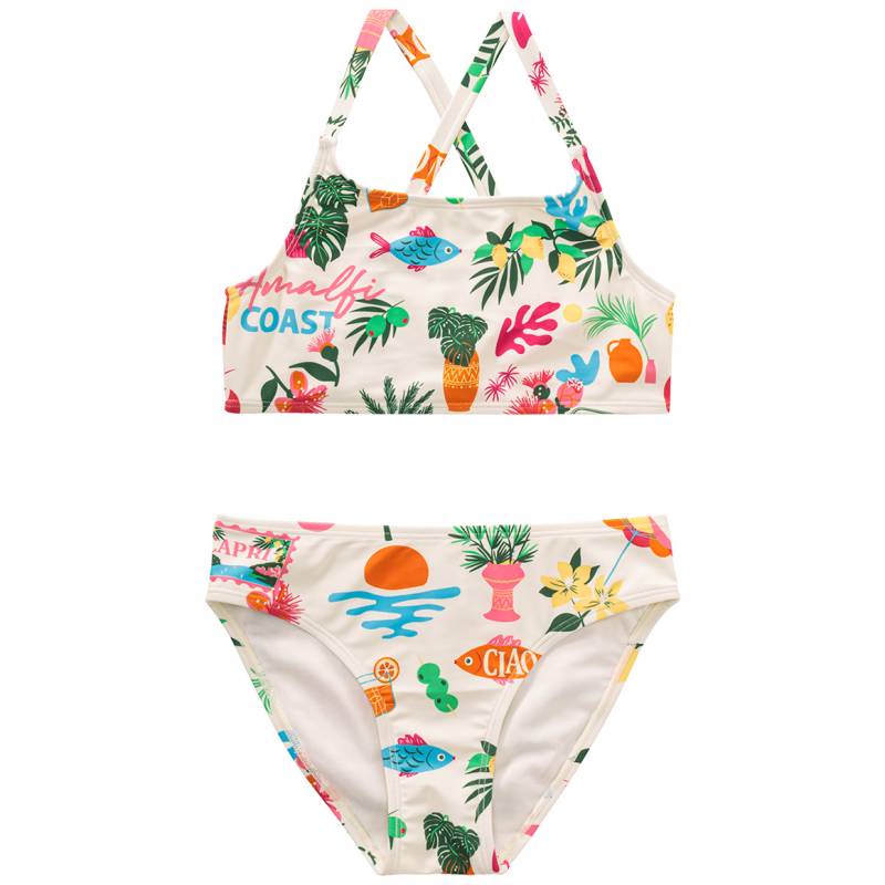 Mädchen Bikini mit Urlaubs-Motiven von Topolino