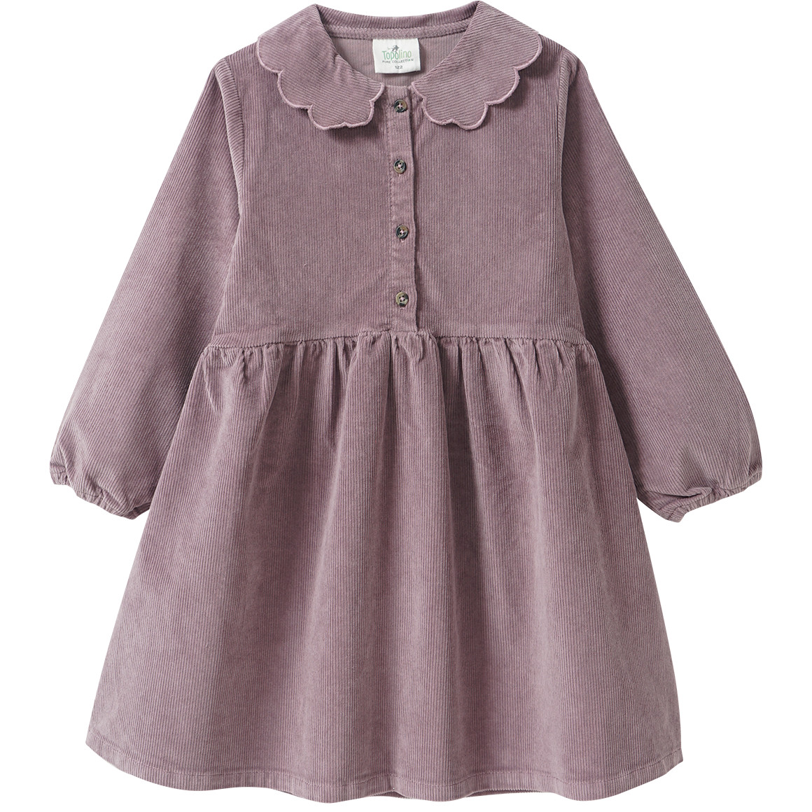 Mädchen Cordkleid mit Bubikragen Mädchen Cordkleid mit Bubikragen von Topolino