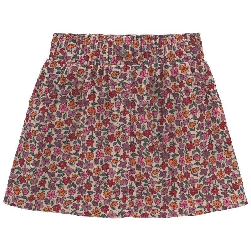 Mädchen Cordrock mit Blumen-Muster von Topolino