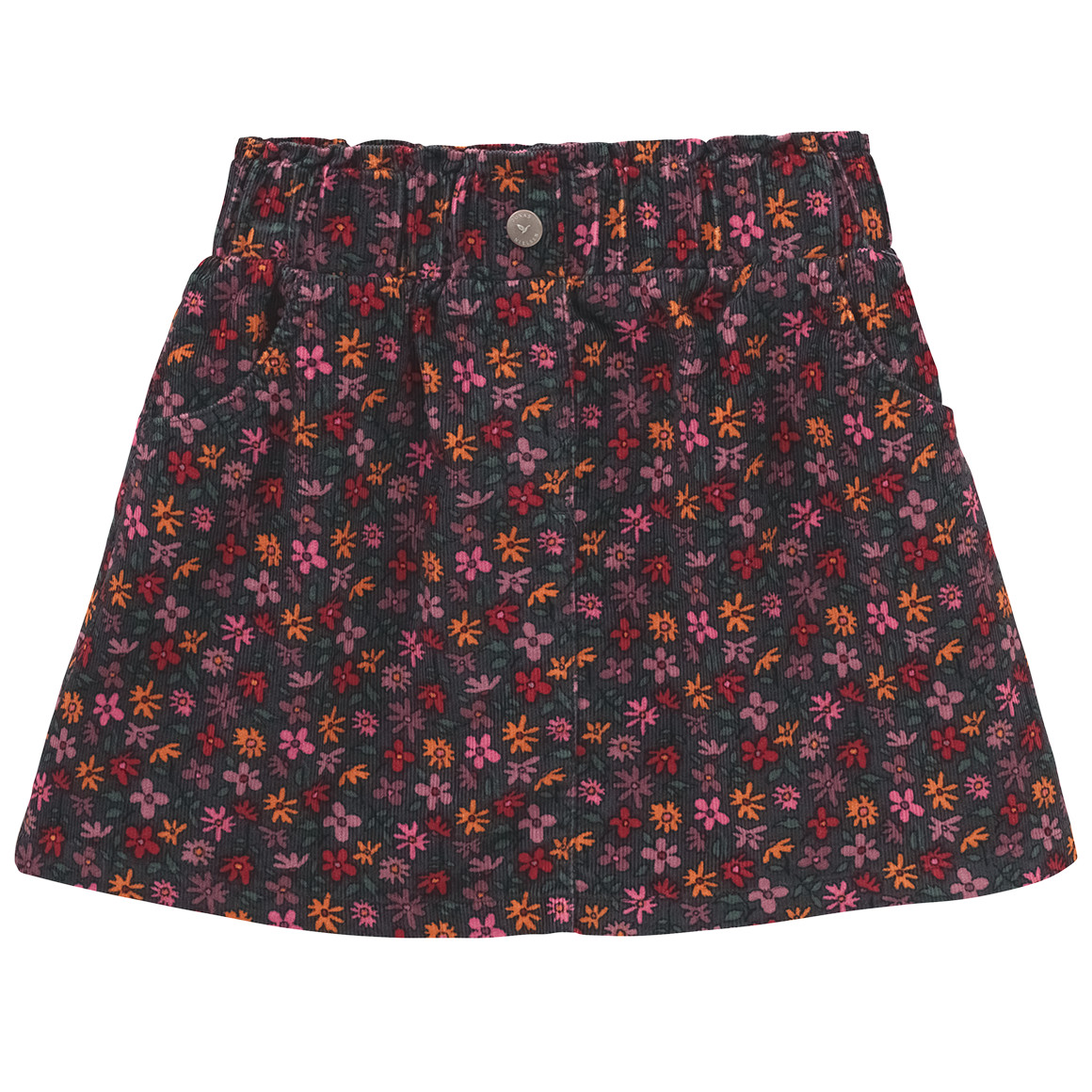 Mädchen Cordrock mit Blumen-Muster von Topolino