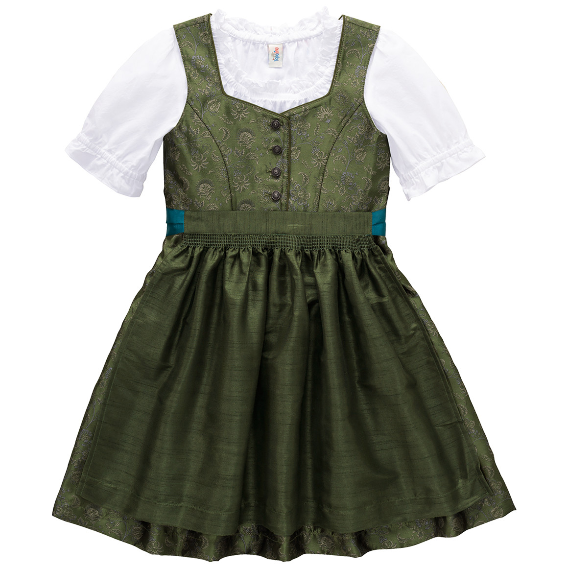 Mädchen Dirndl mit Bluse von Topolino