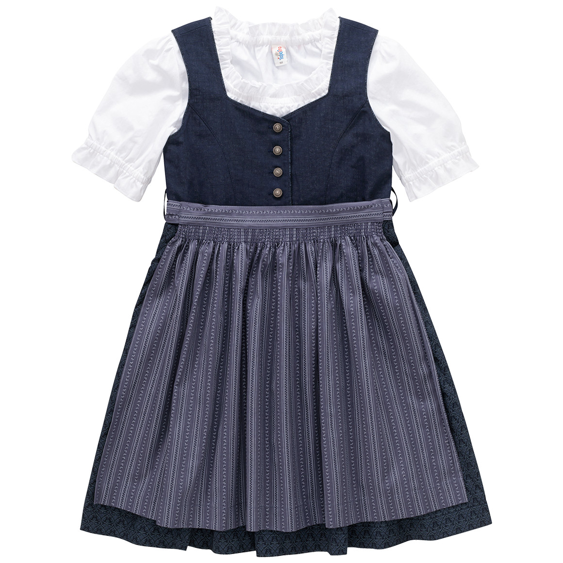 Mädchen Dirndl mit Bluse Mädchen Dirndl mit Bluse von Topolino