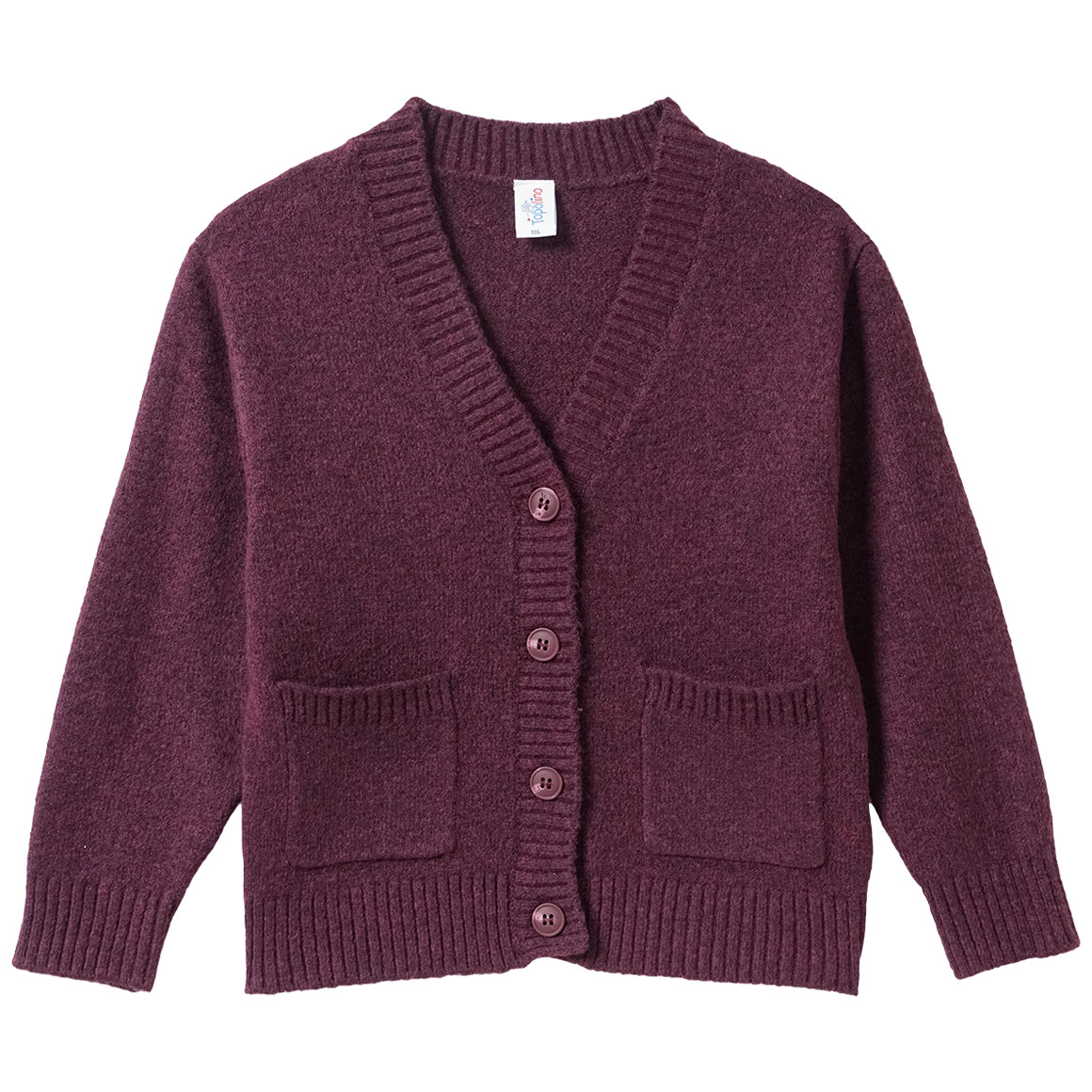 Mädchen Feinstrickjacke unifarben Mädchen Feinstrickjacke unifarben von Topolino