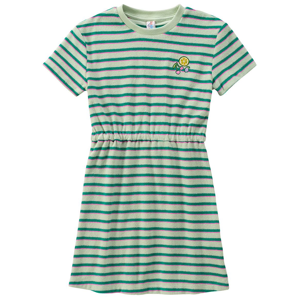 Mädchen Frottee-Kleid mit Streifen von Topolino