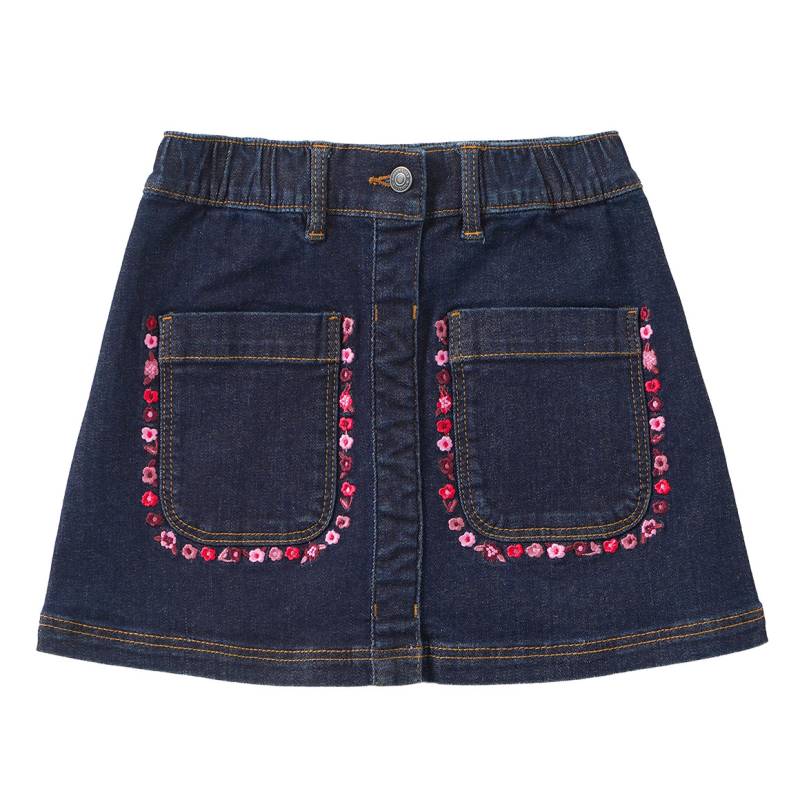 Mädchen Jeansrock mit Blumen-Stickerei Mädchen Jeansrock mit Blumen-Stickerei von Topolino