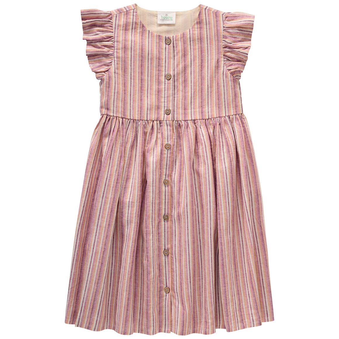 Mädchen Kleid aus Leinen-Mix von Topolino