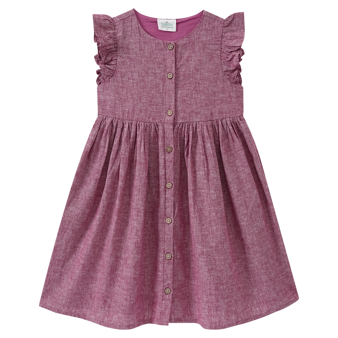 Mädchen Kleid aus Leinen-Mix von Topolino