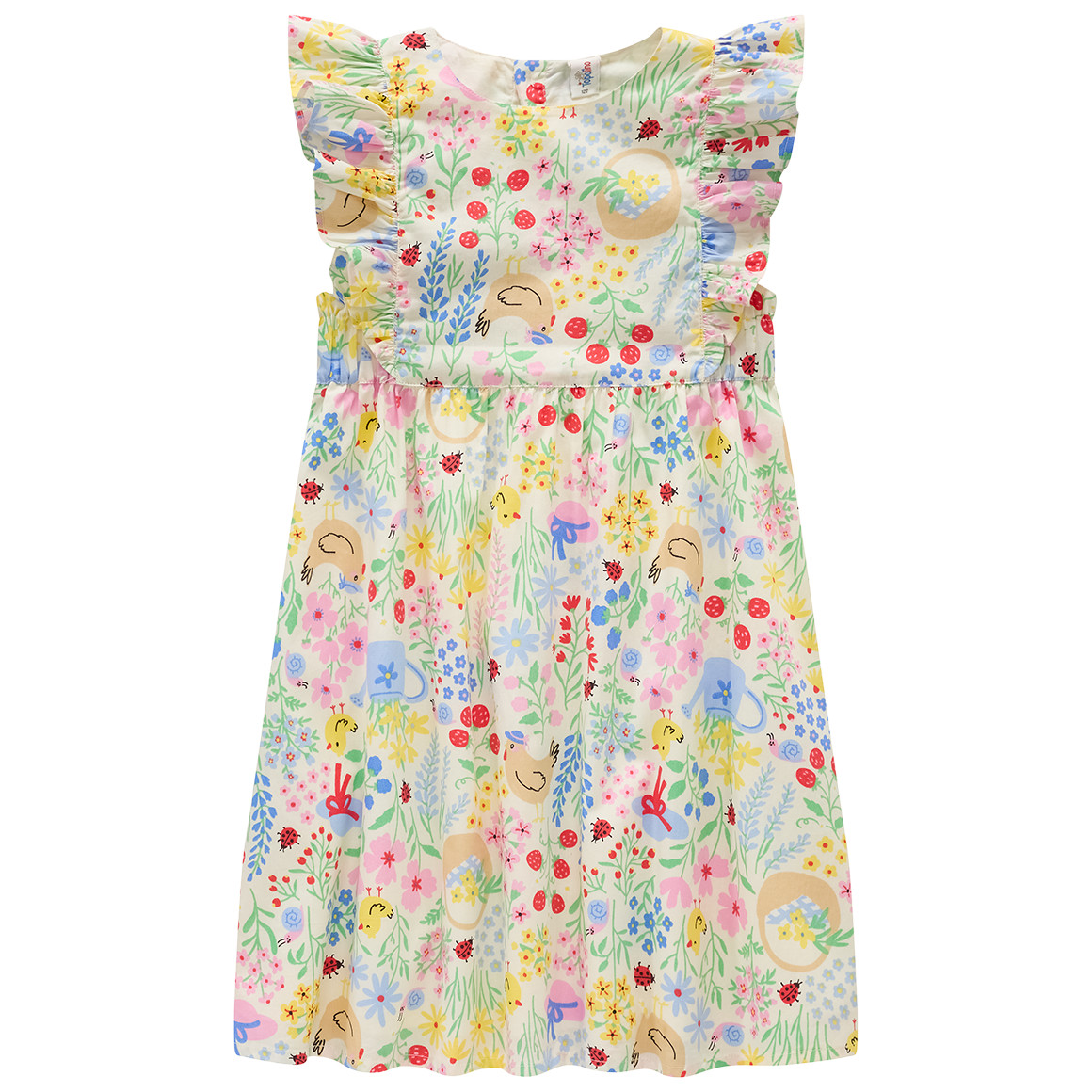 Mädchen Kleid mit Blumen-Allover Mädchen Kleid mit Blumen-Allover von Topolino