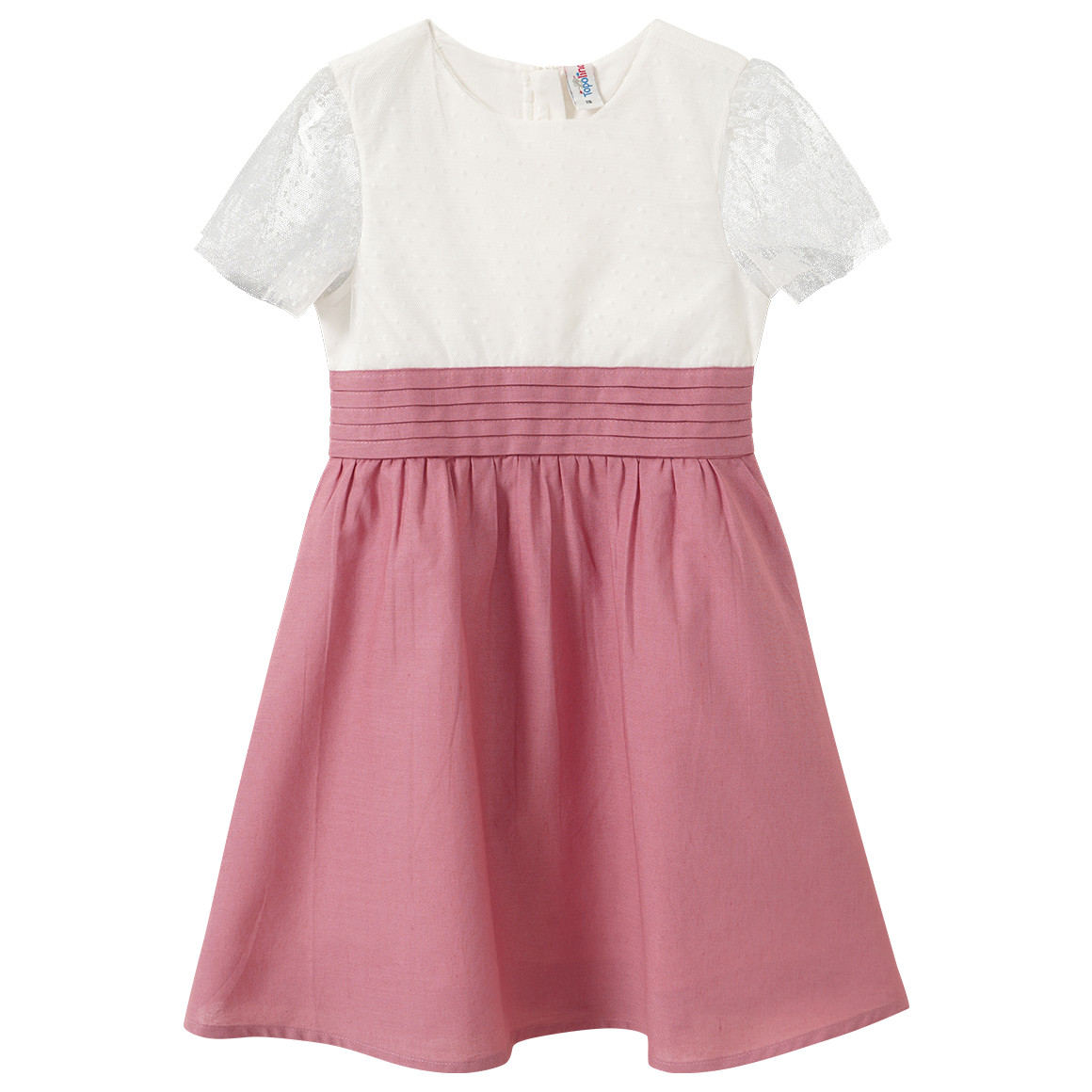 Mädchen Kleid mit Leinen von Topolino