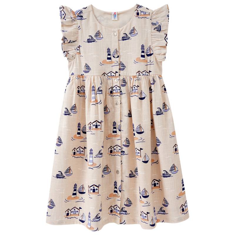 Mädchen Kleid mit Viskose und Leinen von Topolino
