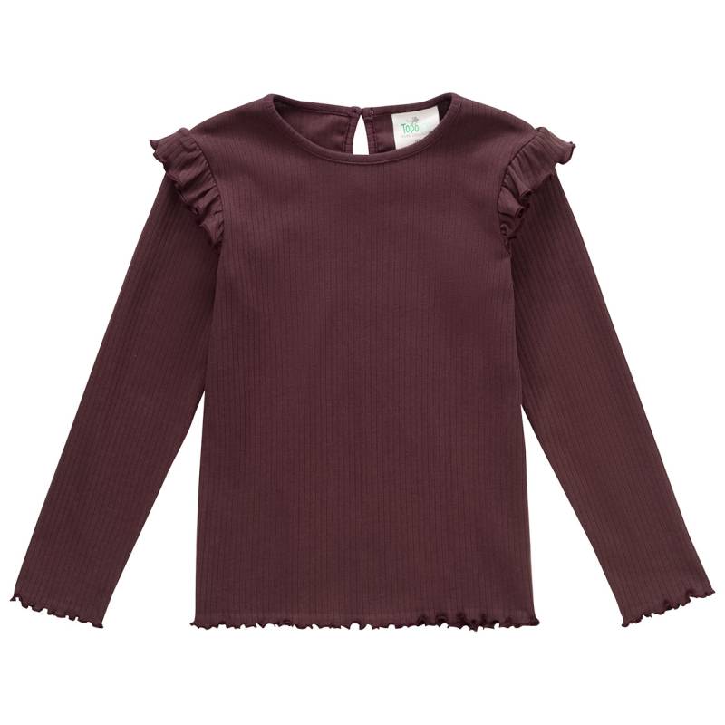 Mädchen Langarmshirt mit Rippstruktur Mädchen Langarmshirt mit Rippstruktur von Topolino