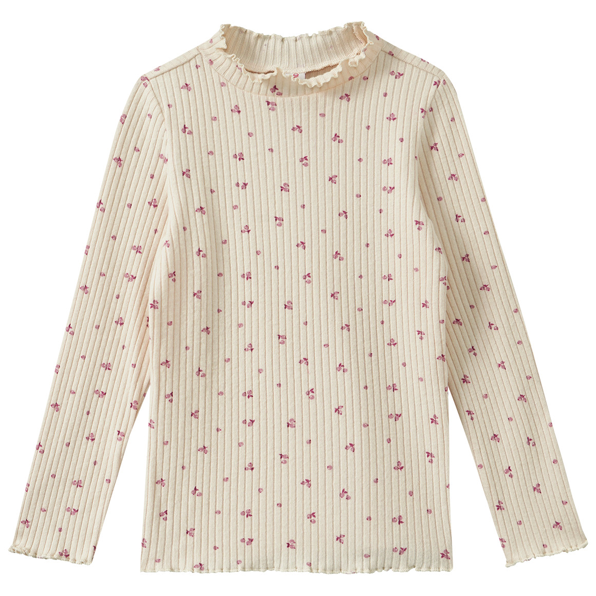 Mädchen Langarmshirt mit Rippstruktur Mädchen Langarmshirt mit Rippstruktur von Topolino