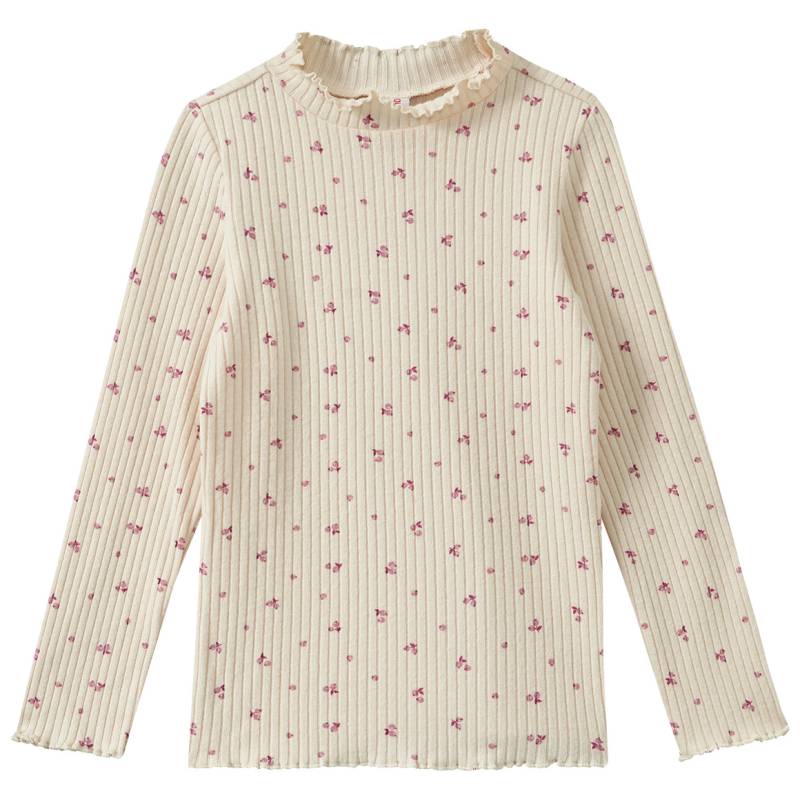 Mädchen Langarmshirt mit Rippstruktur Mädchen Langarmshirt mit Rippstruktur von Topolino
