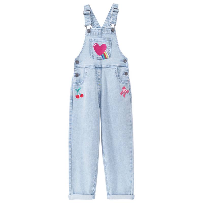 Mädchen Latzhose mit bunten Stickereien Mädchen Latzhose mit bunten Stickereien von Topolino