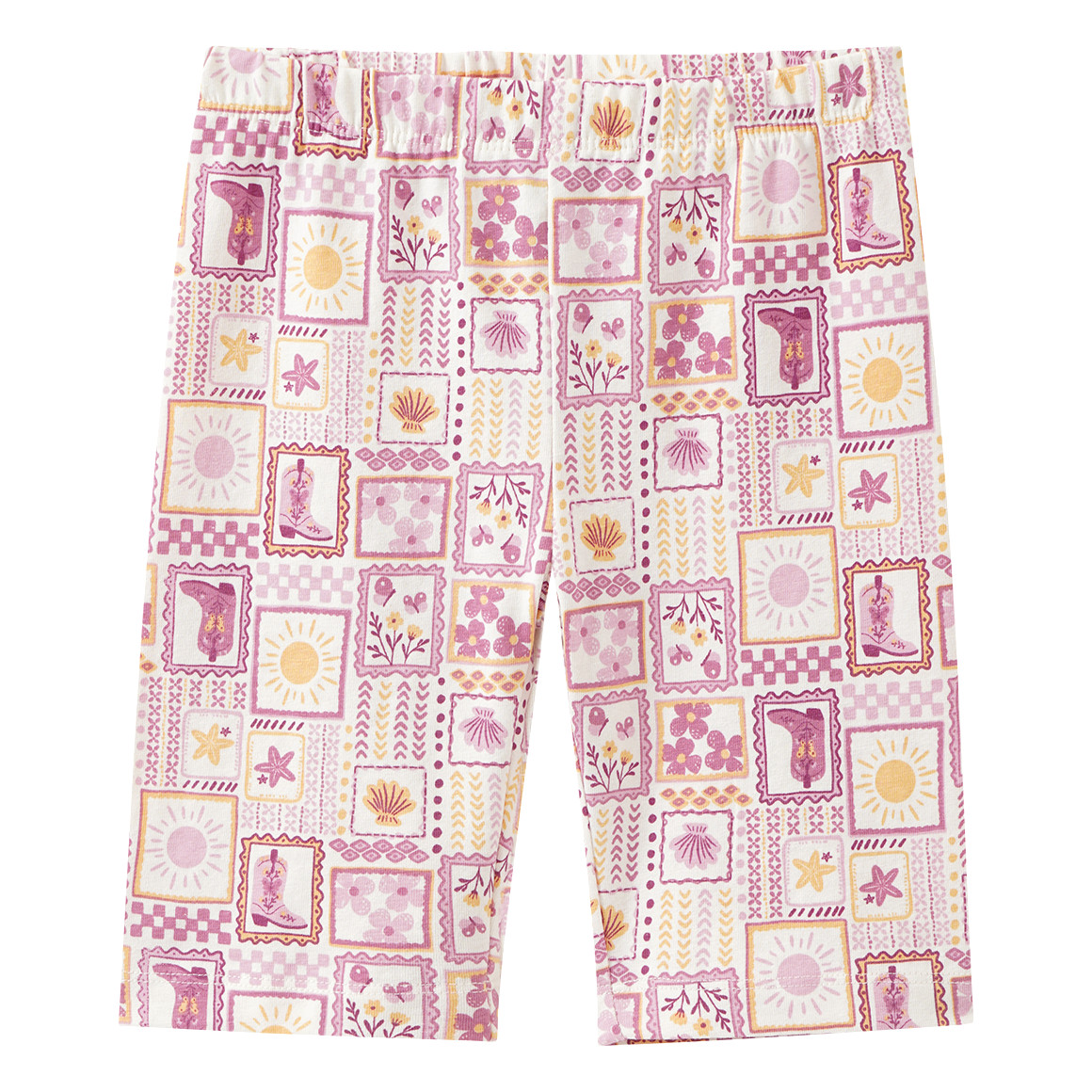 Mädchen Leggings im Patchwork-Dessin Mädchen Leggings im Patchwork-Dessin von Topolino