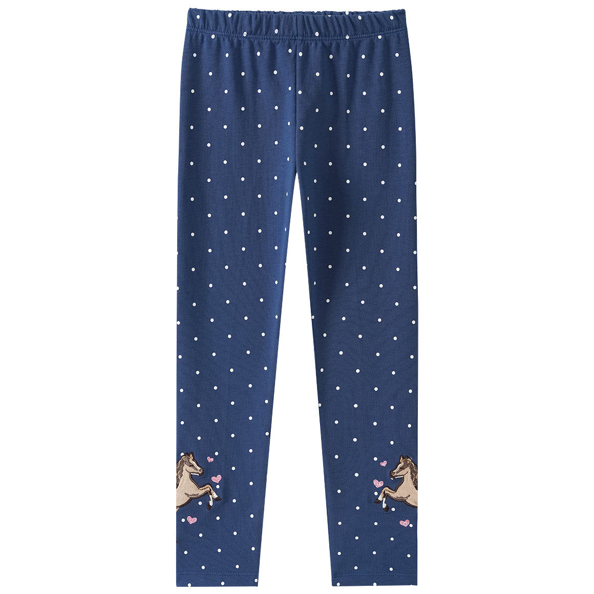Mädchen Leggings mit Pferde-Applikation Mädchen Leggings mit Pferde-Applikation von Topolino