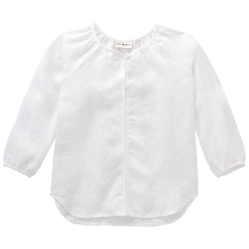 Mädchen Leinen-Bluse unifarben von Topolino