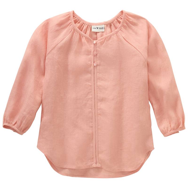 Mädchen Leinen-Bluse unifarben von Topolino