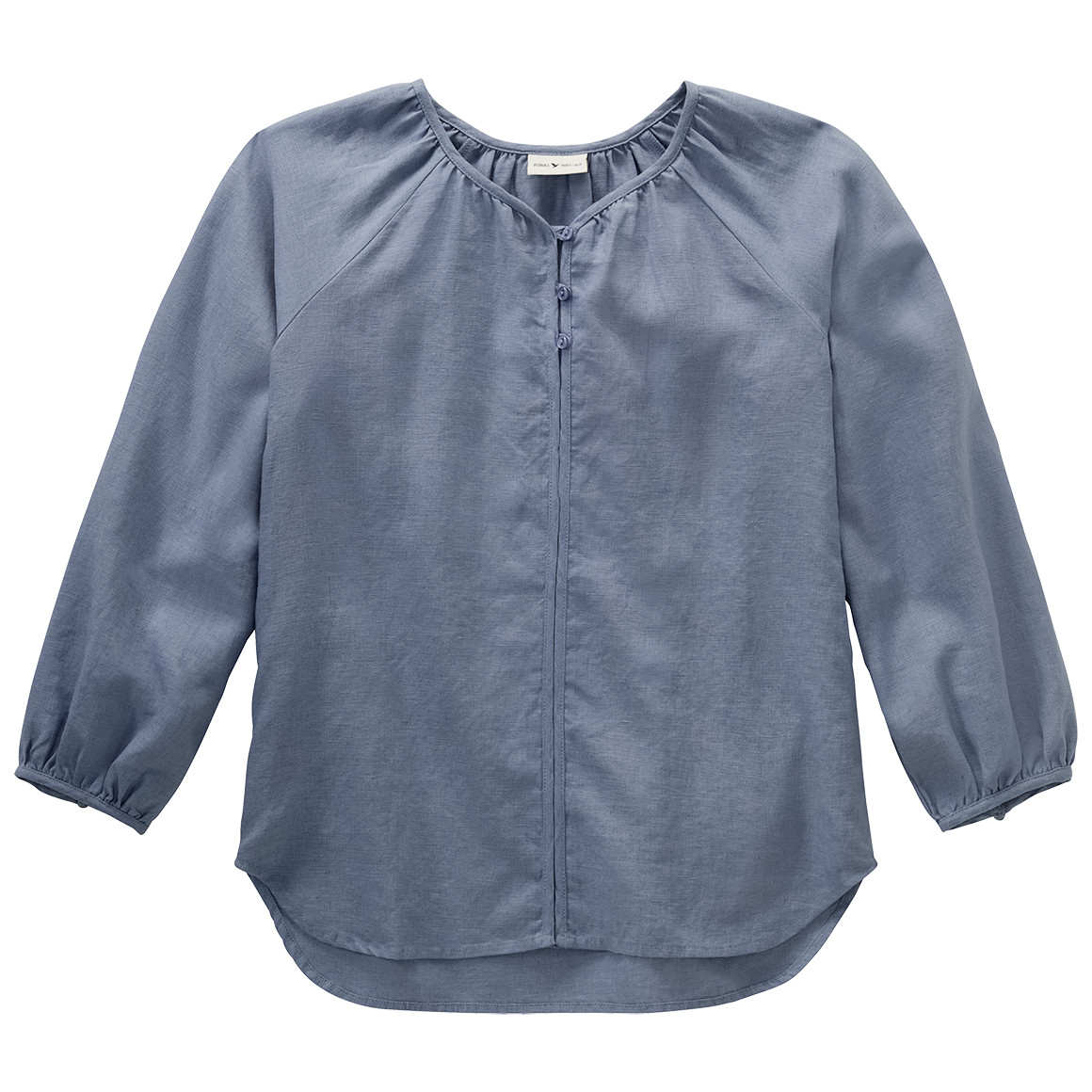 Mädchen Leinen-Bluse unifarben von Topolino