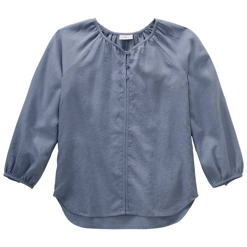 Mädchen Leinen-Bluse unifarben von Topolino