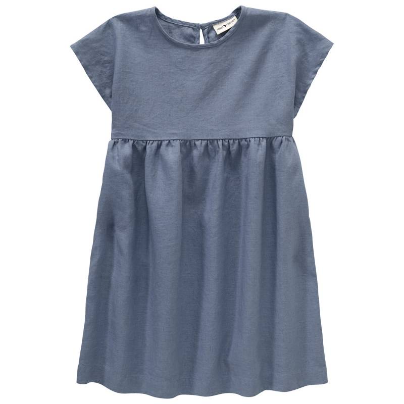 Mädchen Leinen-Kleid mit kurzen Ärmeln von Topolino