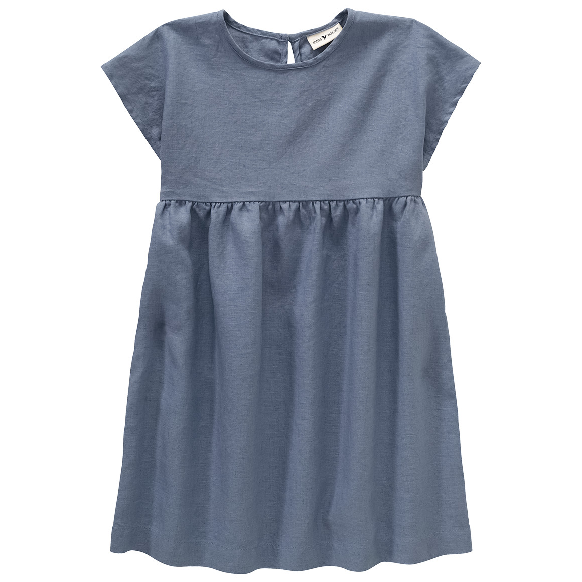 Mädchen Leinen-Kleid mit kurzen Ärmeln von Topolino