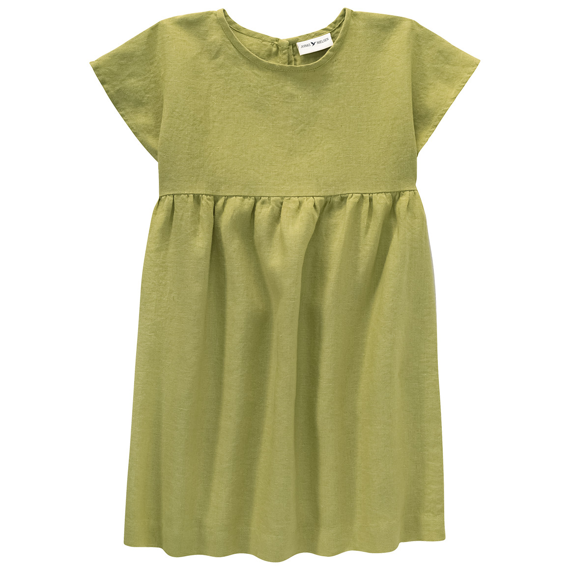 Mädchen Leinen-Kleid mit kurzen Ärmeln von Topolino
