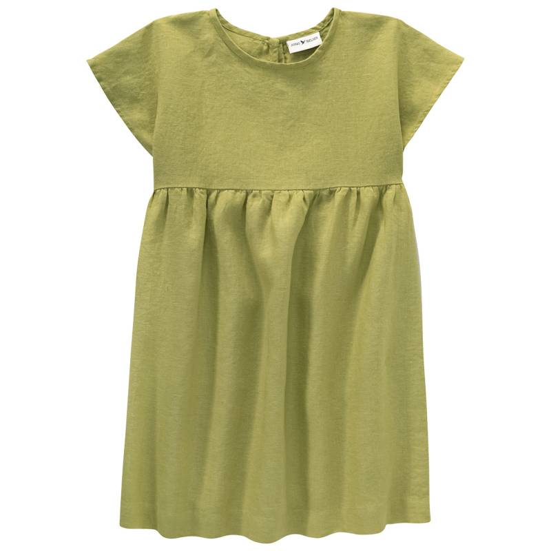 Mädchen Leinen-Kleid mit kurzen Ärmeln von Topolino