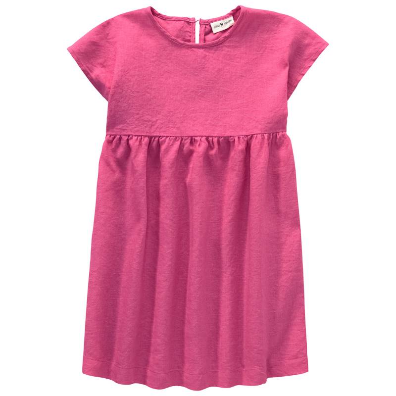 Mädchen Leinen-Kleid mit kurzen Ärmeln Mädchen Leinen-Kleid mit kurzen Ärmeln von Topolino