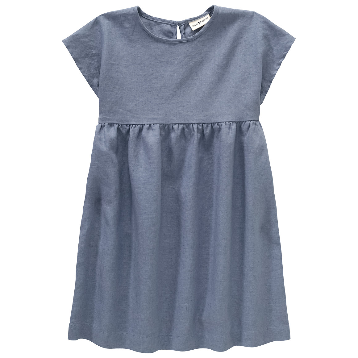 Mädchen Leinen-Kleid mit kurzen Ärmeln Mädchen Leinen-Kleid mit kurzen Ärmeln von Topolino