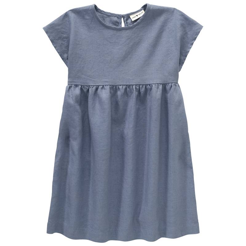 Mädchen Leinen-Kleid mit kurzen Ärmeln Mädchen Leinen-Kleid mit kurzen Ärmeln von Topolino