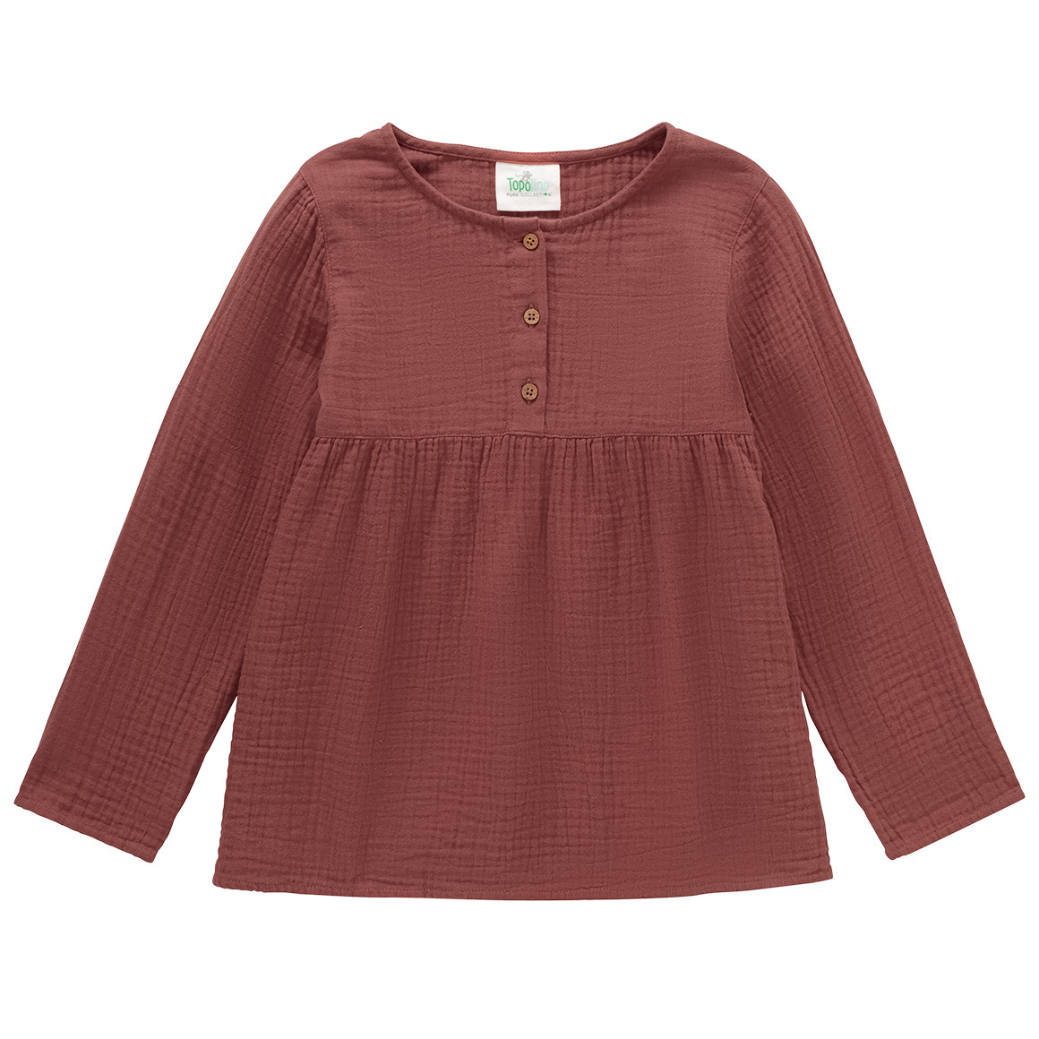 Mädchen Musselin-Bluse aus Bio-Baumwolle von Topolino
