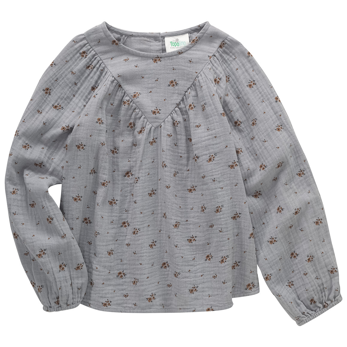 Mädchen Musselin-Bluse mit Bio-Baumwolle von Topolino