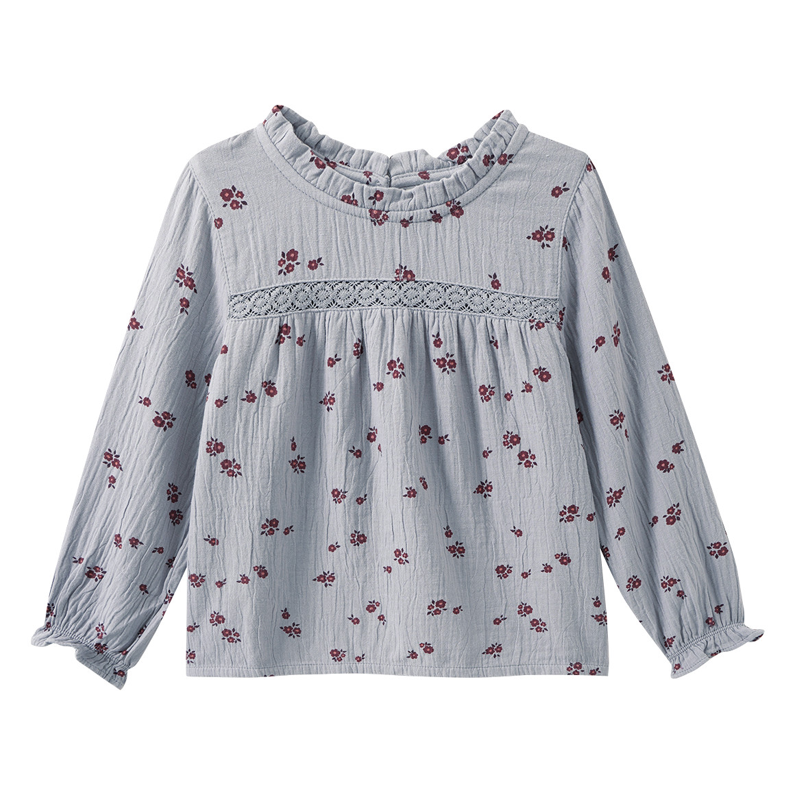 Mädchen Musselin-Bluse mit Blümchen Mädchen Musselin-Bluse mit Blümchen von Topolino