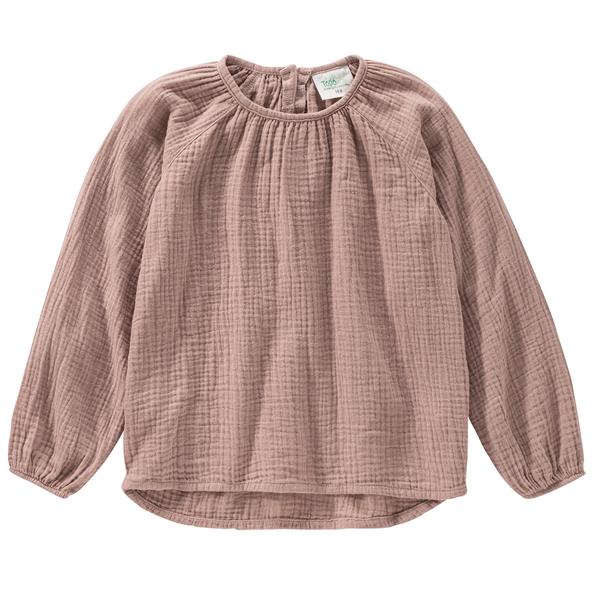 Mädchen Musselin-Bluse mit Raglanärmeln von Topolino