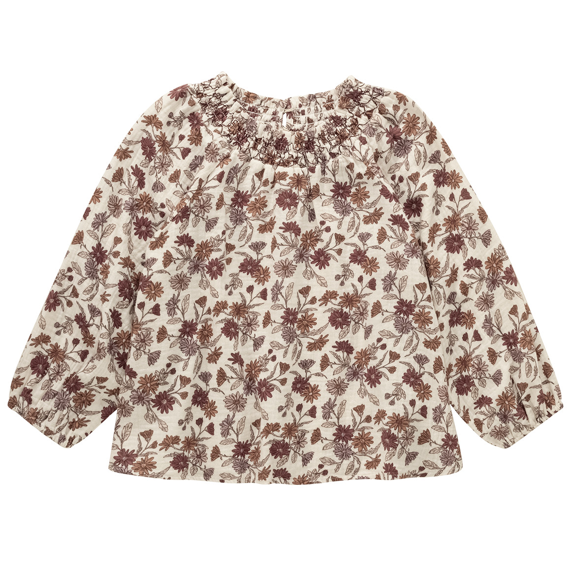 Mädchen Musselin-Bluse mit Smok-Detail Mädchen Musselin-Bluse mit Smok-Detail von Topolino
