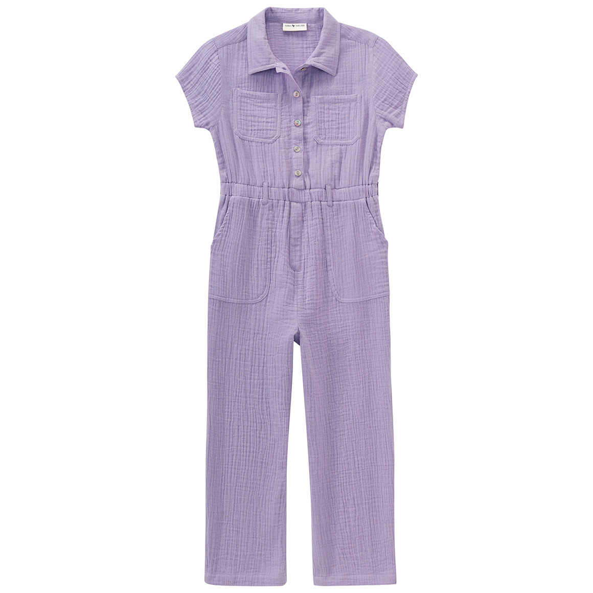 Mädchen Musselin-Jumpsuit aus Bio-Baumwolle Mädchen Musselin-Jumpsuit aus Bio-Baumwolle von Topolino