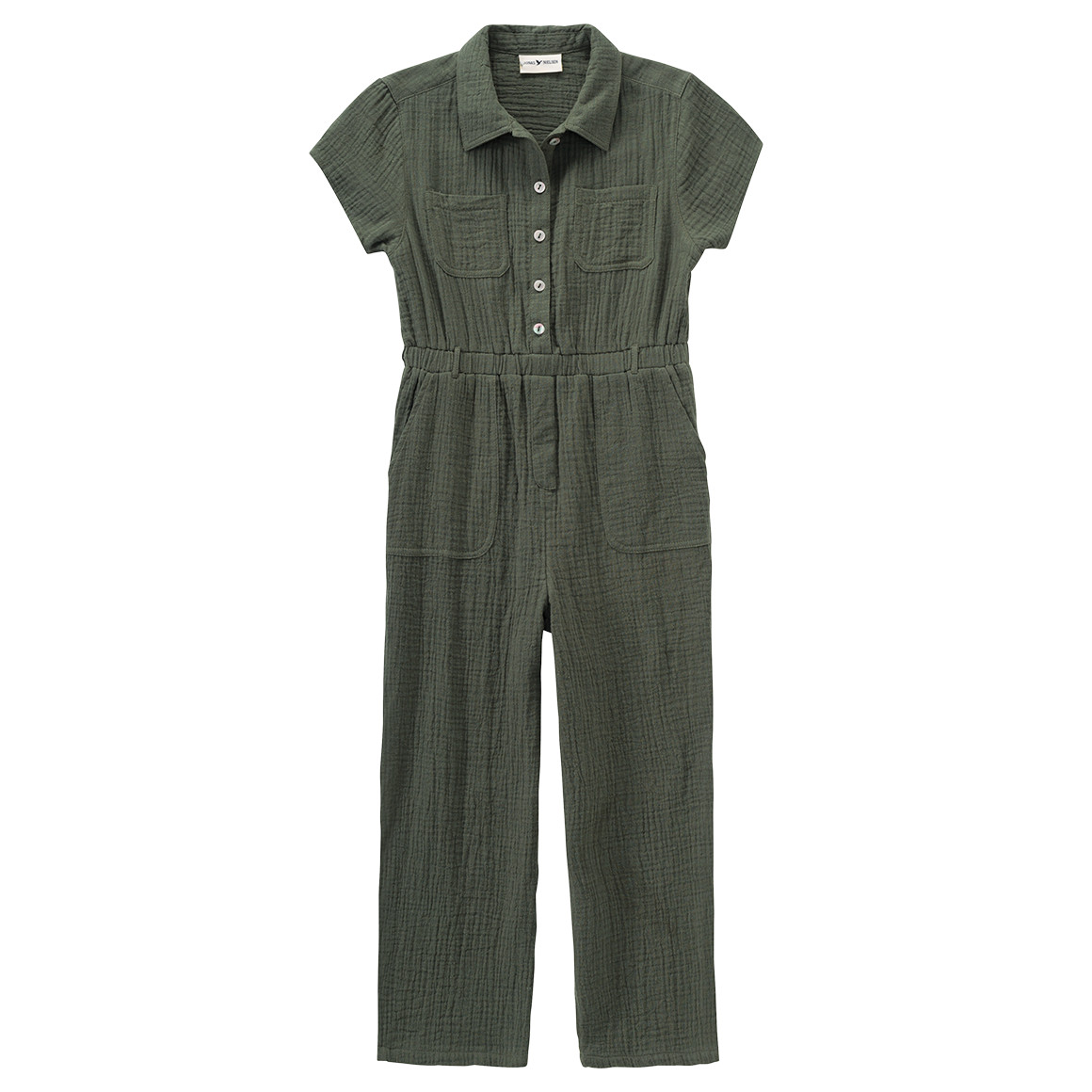 Mädchen Musselin-Jumpsuit aus Bio-Baumwolle Mädchen Musselin-Jumpsuit aus Bio-Baumwolle von Topolino