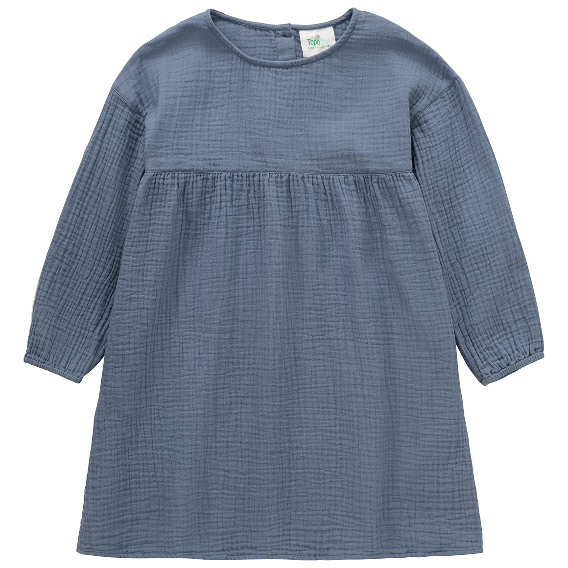 Mädchen Musselin-Kleid aus Bio-Baumwolle Mädchen Musselin-Kleid aus Bio-Baumwolle von Topolino