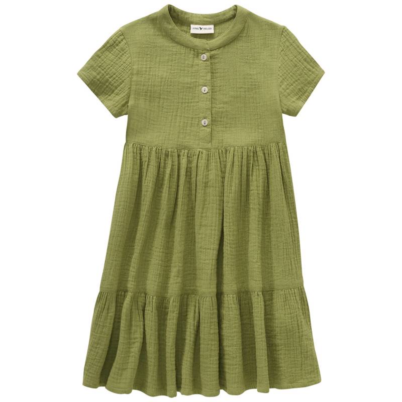 Mädchen Musselin-Kleid aus Bio-Baumwolle Mädchen Musselin-Kleid aus Bio-Baumwolle von Topolino