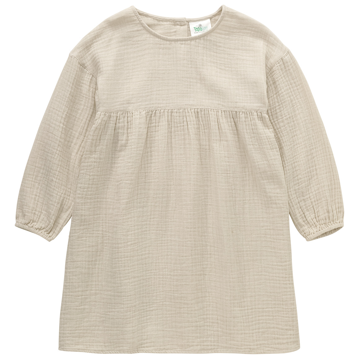 Mädchen Musselin-Kleid aus Bio-Baumwolle Mädchen Musselin-Kleid aus Bio-Baumwolle von Topolino